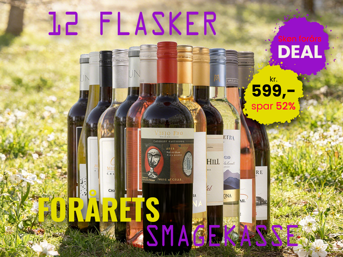 Forårets Smagekasse – 12 Flasker til Lyse Tider & Friske Retter Forårets Smagekasse – 12 Flasker til Lyse Tider & Friske Retter